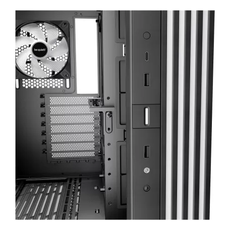 be quiet! LIGHT BASE 600 LX Black, Midi Tower, PC, Fekete, ATX, Micro ATX, Mini-ITX, Akrilnitril-butadiénsztirol (ABS), Üveg, SGCC, Játék