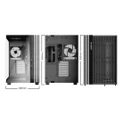 be quiet! LIGHT BASE 600 LX Black, Midi Tower, PC, Fekete, ATX, Micro ATX, Mini-ITX, Akrilnitril-butadiénsztirol (ABS), Üveg, SGCC, Játék