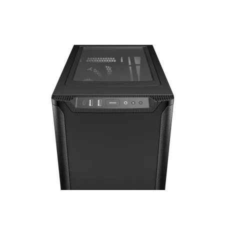 be quiet! PURE BASE 501 Black, Midi Tower, PC, Fekete, ATX, Micro ATX, Mini-ITX, Akrilnitril-butadiénsztirol (ABS), Acél, Játék