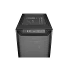 be quiet! PURE BASE 501 Airflow Black, Midi Tower, PC, Fekete, ATX, Micro ATX, Mini-ITX, Akrilnitril-butadiénsztirol (ABS), Acél, Játék