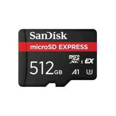   SanDisk SDSQXFN-512G-GN4NN, 512 GB, MicroSDXC, UHS-I, 880 MB/s, 650 MB/s, Class 3 (U3)