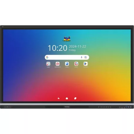 Viewsonic IFP8651 Display, 2,18 M (86"), 1428,48 x 803,52 mm, 500 cd/m², 1,07 milliárd szín, 3840 x 2160 pixelek, TFT-LCD