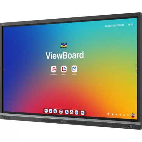 Viewsonic IFP8651 Display, 2,18 M (86"), 1428,48 x 803,52 mm, 500 cd/m², 1,07 milliárd szín, 3840 x 2160 pixelek, TFT-LCD