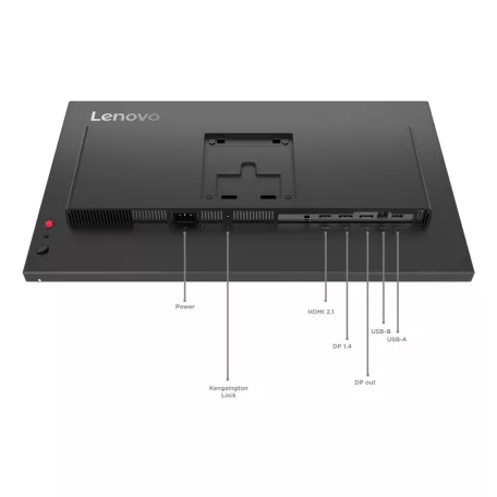 Lenovo ThinkVision P24Q-40, 60,5 cm (23.8"), 2560 x 1440 pixelek, Quad HD, LCD, 6 ms, Fekete