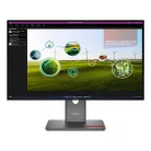Lenovo ThinkVision P27Q-40, 68,6 cm (27"), 2560 x 1440 pixelek, Quad HD, LED, 6 ms, Fekete