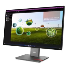   Lenovo ThinkVision P27Q-40, 68,6 cm (27"), 2560 x 1440 pixelek, Quad HD, LED, 6 ms, Fekete