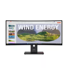   Lenovo ThinkVision T34WD-40, 86,4 cm (34"), 3440 x 1440 pixelek, Wide Quad HD, LED, 6 ms, Fekete
