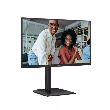 AOC 24E4U, 60,5 cm (23.8"), 1920 x 1080 pixelek, Full HD, LED, 4 ms, Fekete