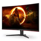 AOC G2 C32G2ZE/BK, 80 cm (31.5"), 1920 x 1080 pixelek, Full HD, LED, 4 ms, Fekete, Vörös