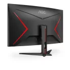 AOC G2 C32G2ZE/BK, 80 cm (31.5"), 1920 x 1080 pixelek, Full HD, LED, 4 ms, Fekete, Vörös