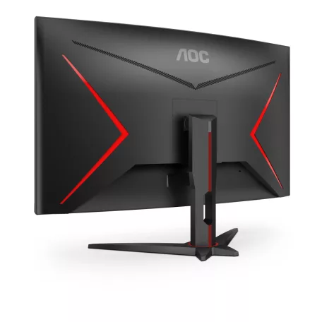 AOC G2 C32G2ZE/BK, 80 cm (31.5"), 1920 x 1080 pixelek, Full HD, LED, 4 ms, Fekete, Vörös
