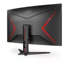 AOC G2 C32G2ZE/BK, 80 cm (31.5"), 1920 x 1080 pixelek, Full HD, LED, 4 ms, Fekete, Vörös