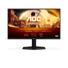   AOC G4 25G42E, 62,2 cm (24.5"), 1920 x 1080 pixelek, Full HD, LED, 1 ms, Fekete, Vörös