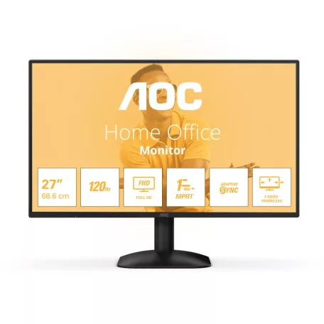 AOC B3 27B31H, 68,6 cm (27"), 1920 x 1080 pixelek, Full HD, 4 ms, Fekete