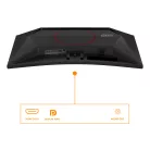 AOC G4 C24G42E, 59,9 cm (23.6"), 1920 x 1080 pixelek, Full HD, LED, 4 ms, Fekete, Vörös