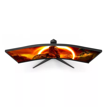 AOC G2 CU34G2XP, 86,4 cm (34"), 3440 x 1440 pixelek, UltraWide Quad HD, LED, 5 ms, Fekete, Vörös