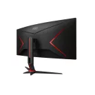 AOC G2 CU34G2XP, 86,4 cm (34"), 3440 x 1440 pixelek, UltraWide Quad HD, LED, 5 ms, Fekete, Vörös