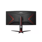 AOC G2 CU34G2XP, 86,4 cm (34"), 3440 x 1440 pixelek, UltraWide Quad HD, LED, 5 ms, Fekete, Vörös