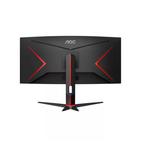 AOC G2 CU34G2XP, 86,4 cm (34"), 3440 x 1440 pixelek, UltraWide Quad HD, LED, 5 ms, Fekete, Vörös