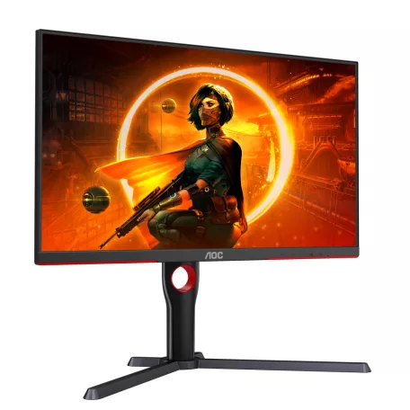 AOC G3 Q27G3XMN/BK, 68,6 cm (27"), 2560 x 1440 pixelek, 2K Ultra HD, LED, 1 ms, Fekete, Vörös