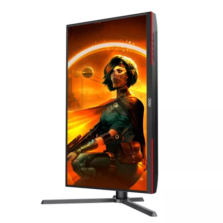 AOC G3 Q27G3XMN/BK, 68,6 cm (27"), 2560 x 1440 pixelek, 2K Ultra HD, LED, 1 ms, Fekete, Vörös