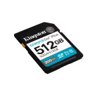 Kingston Technology Canvas Go! Plus , 512 GB, SDXC, Class 10, UHS-I, 200 MB/s, 160 MB/s