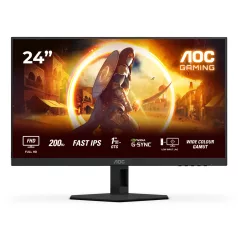   AOC G4 24G4HRE, 60,5 cm (23.8"), 1920 x 1080 pixelek, Full HD, LED, 1 ms, Fekete, Vörös