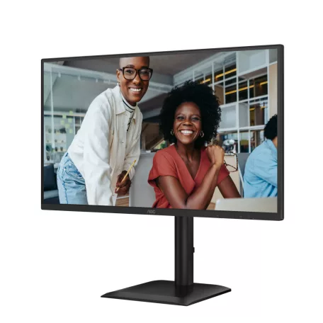 AOC 27E4U, 68,6 cm (27"), 1920 x 1080 pixelek, Full HD, LED, 4 ms, Fekete