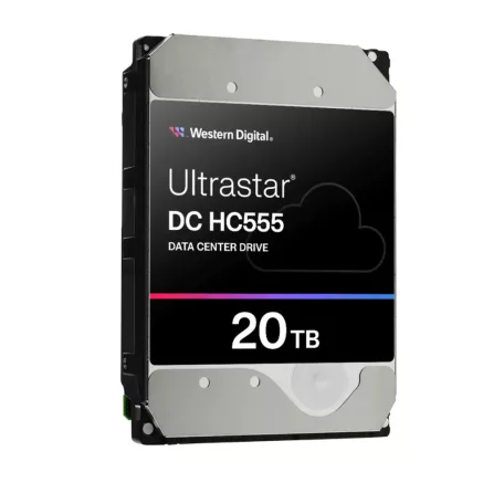 Western Digital Ultrastar DC HC555, 20 TB, 7200 RPM, 512 MB, 3.5", Serial ATA III