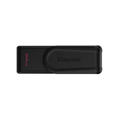   Kingston Technology DataTraveler Exodia S, 64 GB, USB A típus, 3.2 Gen 1 (3.1 Gen 1), Forgó, 8,32 g, Fekete