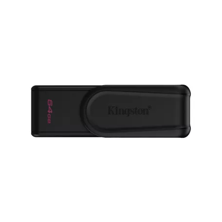 Kingston Technology DataTraveler Exodia S, 64 GB, USB A típus, 3.2 Gen 1 (3.1 Gen 1), Forgó, 8,32 g, Fekete