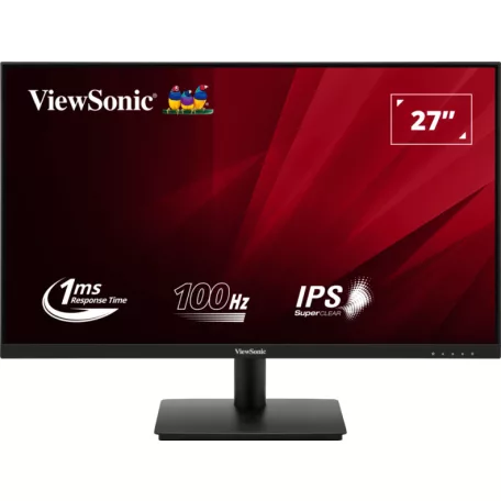 Viewsonic VA270-H, 68,6 cm (27"), 1920 x 1080 pixelek, Full HD, LED, 1 ms, Fekete