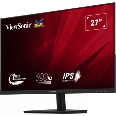 Viewsonic VA270-H, 68,6 cm (27"), 1920 x 1080 pixelek, Full HD, LED, 1 ms, Fekete
