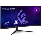 Viewsonic VX3418C-2K, 86,4 cm (34"), 3440 x 1440 pixelek, UltraWide Quad HD, Fekete