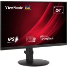 Viewsonic VA VA2408-HDJ, 61 cm (24"), 1920 x 1080 pixelek, Full HD, LED, 5 ms, Fekete