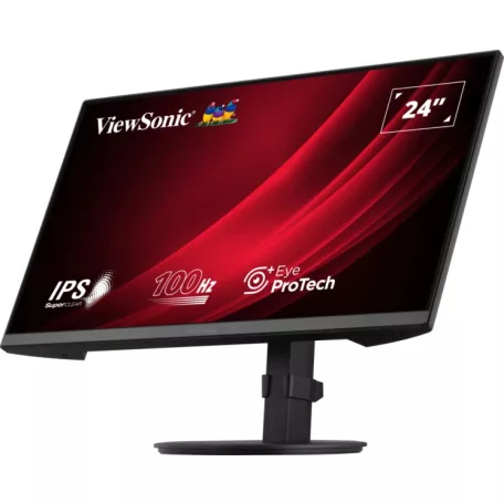 Viewsonic VA VA2408-HDJ, 61 cm (24"), 1920 x 1080 pixelek, Full HD, LED, 5 ms, Fekete