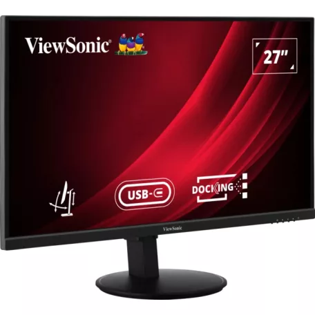 Viewsonic VG Series VG2709U-2K, 68,6 cm (27"), 2560 x 1440 pixelek, Quad HD, LED, 4 ms, Fekete