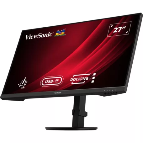 Viewsonic VG Series VG2709U-2K, 68,6 cm (27"), 2560 x 1440 pixelek, Quad HD, LED, 4 ms, Fekete