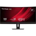 Viewsonic VG3456C, 86,4 cm (34"), 3440 x 1440 pixelek, UltraWide Quad HD, LED, 5 ms, Fekete