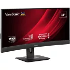 Viewsonic VG3456C, 86,4 cm (34"), 3440 x 1440 pixelek, UltraWide Quad HD, LED, 5 ms, Fekete