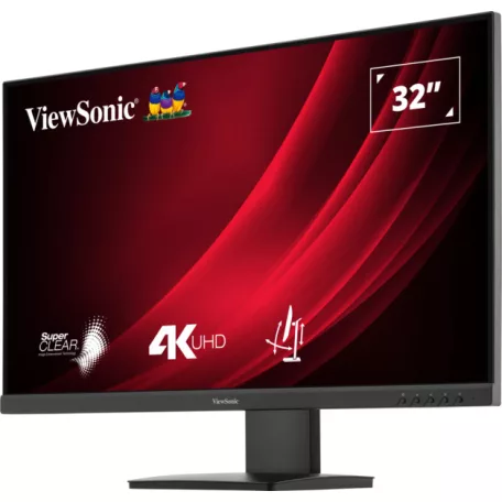 Viewsonic VG3208-4K, 81,3 cm (32"), 3840 x 2160 pixelek, 4K Ultra HD, LED, 4 ms, Fekete