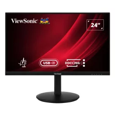   Viewsonic VG Series VG2409U-2, 60,5 cm (23.8"), 1920 x 1080 pixelek, Full HD, LED, 4 ms, Fekete