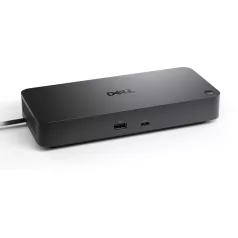   DELL WD25, Vezetékes, USB 3.2 Gen 2 (3.1 Gen 2) Type-C, 100 W, 10,100,1000,2500 Mbit/s, Fekete, 2500 Gbit/s