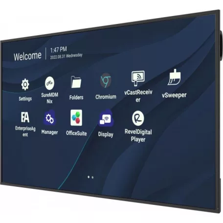 Viewsonic CDE7530, 190,5 cm (75"), 3840 x 2160 pixelek, Wi-Fi