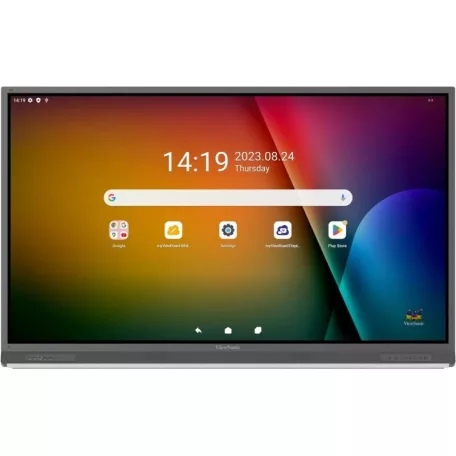 Viewsonic IFP7552-2F, 190,5 cm (75"), 1209,6 x 680,4 mm, 350 cd/m², 1,07 milliárd szín, 3840 x 2160 pixelek, 4K Ultra HD