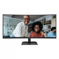   AOC E4 CU34E4CV, 86,4 cm (34"), 3440 x 1440 pixelek, UltraWide Quad HD, LCD, 4 ms, Fekete