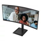 AOC E4 CU34E4CV, 86,4 cm (34"), 3440 x 1440 pixelek, UltraWide Quad HD, LCD, 4 ms, Fekete