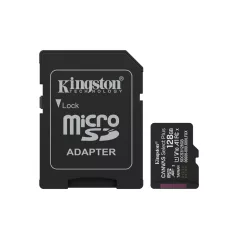   Kingston Technology Canvas Select Plus Gen3, 128 GB, MicroSDXC, Class 10, UHS-I, 150 MB/s, Class 1 (U1)