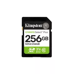   Kingston Technology Canvas Select Plus Gen3, 256 GB, SD, Class 10, UHS-I, 150 MB/s, Class 1 (U1)