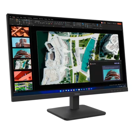 Lenovo ThinkVision S27-4e, 68,6 cm (27"), 1920 x 1080 pixelek, Full HD, LCD, 6 ms, Fekete